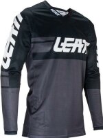 Leatt Jersey Moto 4.5 X-Flow Blk grau-schwarz-weiss 3XL