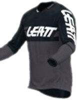 Leatt Jersey Moto 4.5 X-Flow Blk grau-schwarz-weiss L