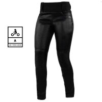 Trilobite Leder Leggings CE A Damen schwarz, Skinny-Fit -
