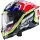 Caberg Helm Avalon X Track schwarz/fluo-gelb-rot-blau