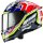 Caberg Helm Avalon X Track schwarz/fluo-gelb-rot-blau