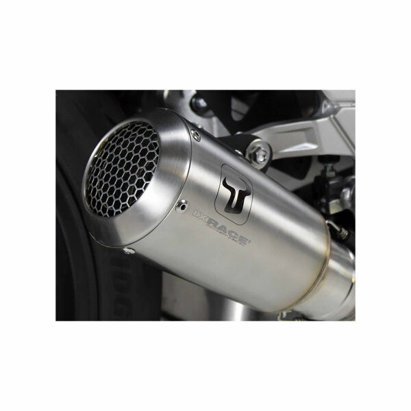 IXRACE MK2 Edelstahl-Endtopf für KTM Duke 125/390, 21- (Euro 5)