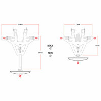 HIGHSIDER AKRON-RS für Yamaha MT-125 14-19, ohne Kennzeichenbeleuchtung
