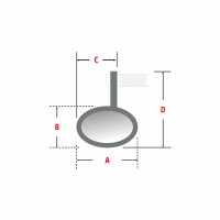 HIGHSIDER MONTANA RIM Lenkerendenspiegel mit LED Blinker/Positionslicht