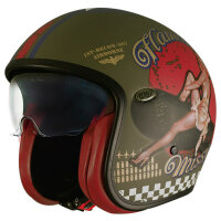 Premier Helmets Vintage Evo Pin Up Military BM S
