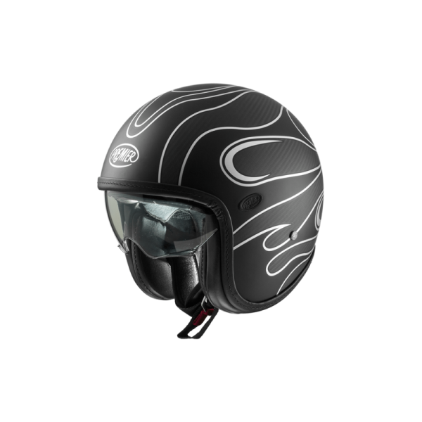 Premier Helmets Vintage Platinum ED. Carbon FR Silver Chromed BM L
