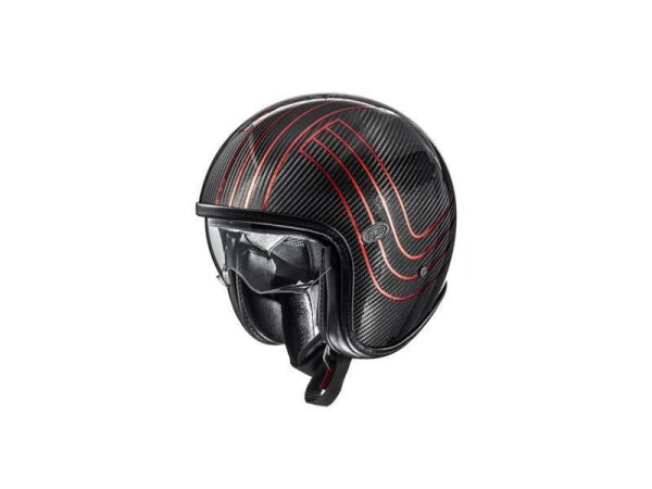 Premier Helmets Vintage Platinum ED. Carbon EX Red Chromed XS