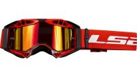 LS2 Aura Pro Crossbrille schwarz / rot