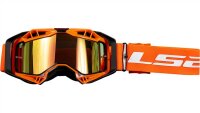 LS2 Aura Pro Crossbrille schwarz,orange Black HIV Orange