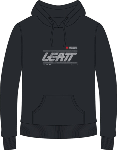 Leatt Hoodie Core V24 schwarz L
