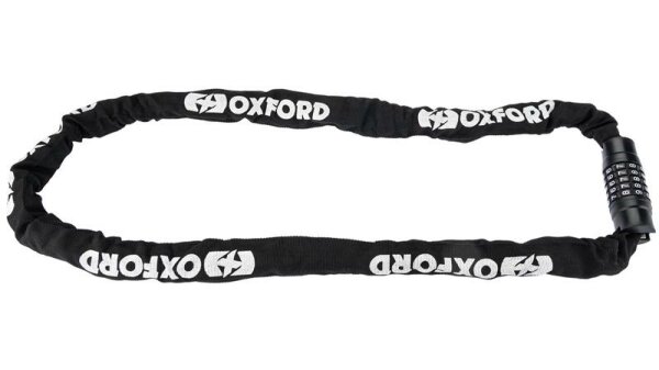 Oxford GP Chain 8 Kettenschloss Länge 150 cm schwarz