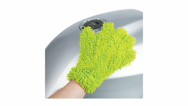 Oxford  Microfaser-Waschhandschuh grün / grau grün,grau