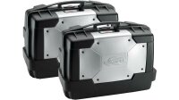 Kappa KGR33 GARDA Koffer schwarz/silber, Satz