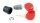 Kappa  Schlüssel-Set Schlüssel-Set für 1 Koffer = 2 Schlüssel rot inkl. 1 Schließzylinder und 1 Kappe