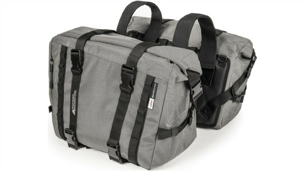 SATTELTASCHEN KAPPA grau RACER 25 LTR.