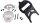 TANKLOCK SYSTEM KAPPA schwarz KTM 390/790 ADV. BJ.19-20