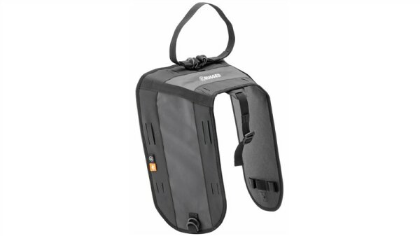 HECK-SATTELTASCHEN HALTER grau,schwarz KAPPER K-RUGGED