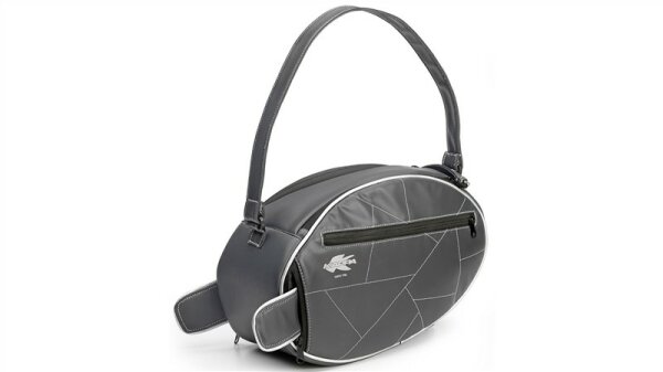 TUNNELTASCHE KAPPA schwarz,weiß RUGBY PU-LEDER
