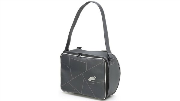 TUNNELTASCHE KAPPA schwarz,weiß PU-LEDER 14,5 LTR