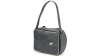 TUNNELTASCHE KAPPA schwarz,weiß PU-LEDER 14,5 LTR