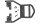 TOPCASETRAEGER KAPPA SUZ INAZUMA 250 12-16 schwarz