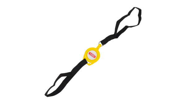Abus Memo Roll Up Erinnerungskabel  schwarz,gelb