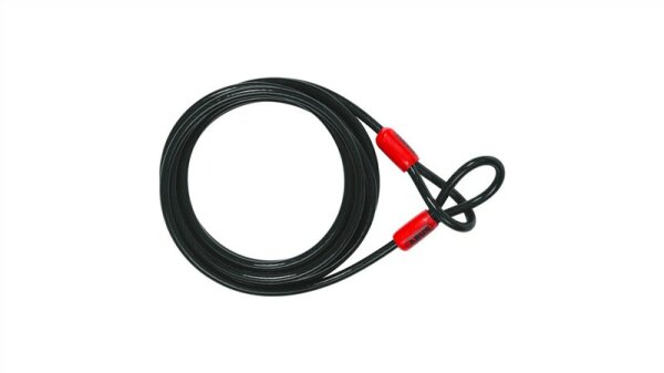 Abus Cobra Schlaufenkabel Stahl schwarz