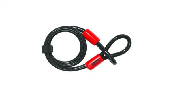 Abus Cobra Schlaufenkabel Stahl schwarz