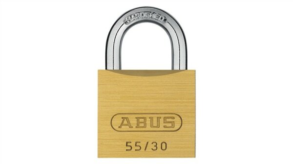 Abus Typ 55 Vorhängeschloss Messing,Stahl gold