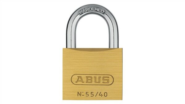 Abus Typ 55 Vorhängeschloss Messing,Stahl gold