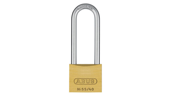 Abus Typ 55 Vorhängeschloss Messing,Stahl gold