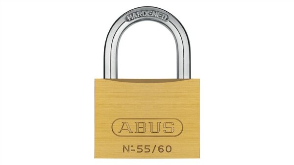Abus Typ 55 Vorhängeschloss Messing,Stahl gold