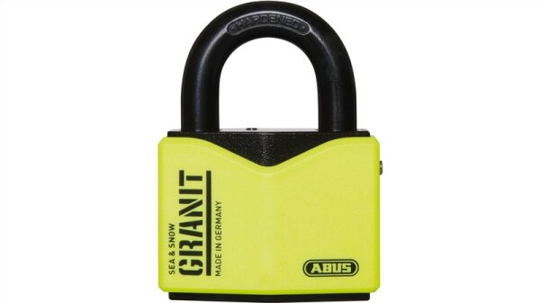 Abus Granitâ„¢ 37/55 Sea & Snow Vorhängeschloss Stahl gelb
