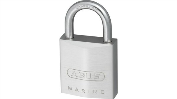 Abus 75IB/30 Vorhängeschloss Messing silber vernickelt