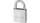Abus 75IB/30 Vorhängeschloss Messing silber vernickelt
