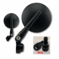 Lenkerendenspiegel TOM 1 | ABS/ALU | schwarz | M16