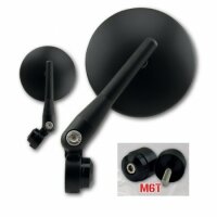 Lenkerendenspiegel TOM 1 | ABS/ALU | schwarz | M6T
