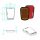 Reflektor "Shield" | trapezform | gelb Maße: 28 x 39 x 4,7 mm | selbstklebend | E-geprüft