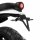 Kennzeichenhalter | YAMAHA XSR125 | 21-23 verstellbar | schwarz | inkl. Reflektorhalter