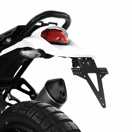 Kennzeichenhalter | DUCATI DesertX | 22- verstellbar | schwarz | inkl. Reflektorhalter
