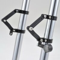 CNC-Lampenhalter-Set | schwarz | Gabel Ø 35mm 4 x...