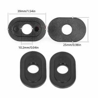 Indy Spacer "Honda" | schwarz | ABS VPE 4 Stck...