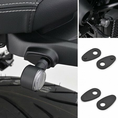 Indy Spacer | BMW | schwarz | Alu | M8 Paar | Maße: L35 x B19 mm