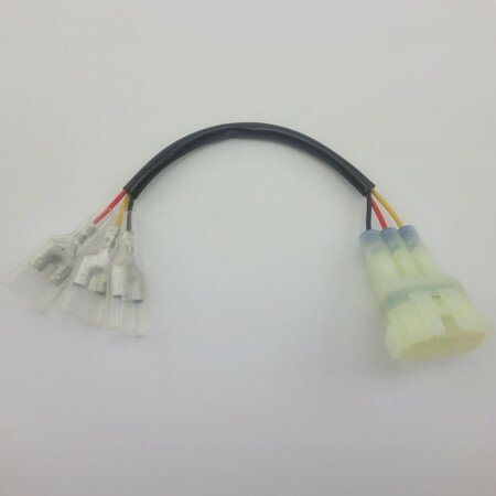 Adapterkabel "Rücklicht" Ducati Scrambler 800/1100 3 Kabel Japan-Doppel-Rundstecker weiblich Ø 3,5mm