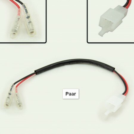 Adapterkabel "Blinker" | Aprilia RSV4 11-20 | Paar 2er Japan Block Stecker / Rundstecker weiblich