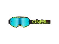 ONeal B-10 Goggle ATTACK black/neon yellow - radium blue