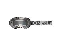 ONeal B-10 Goggle DUPLEX gray/white/black - clear