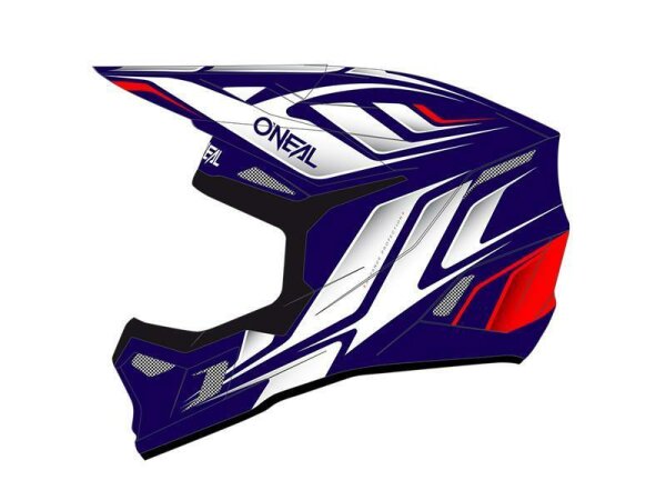 ONeal 3SRS Helmet VERTICAL blue/white/red XXL (63/64 cm) ECE22.06