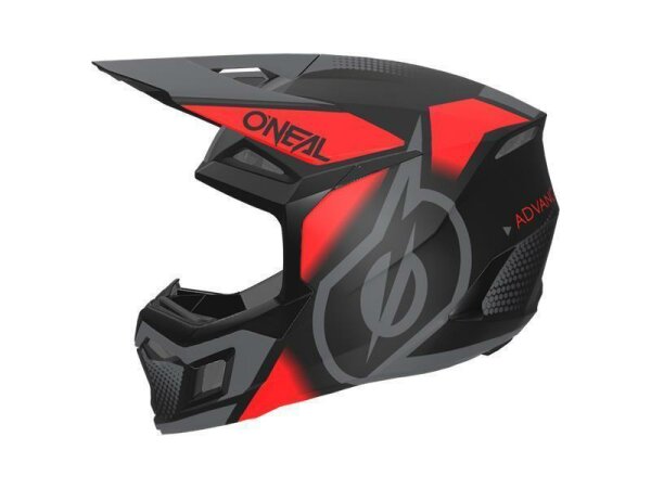 ONeal 3SRS Helmet VISION black/red/gray S (55/56 cm) ECE22.06