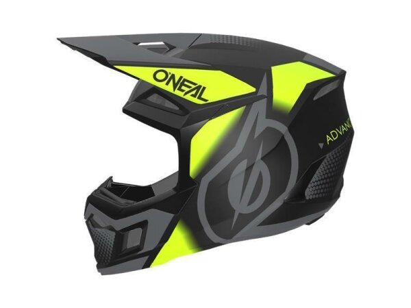 ONeal 3SRS Helmet VISION black/neon yellow/gray L (59/60 cm) ECE22.06
